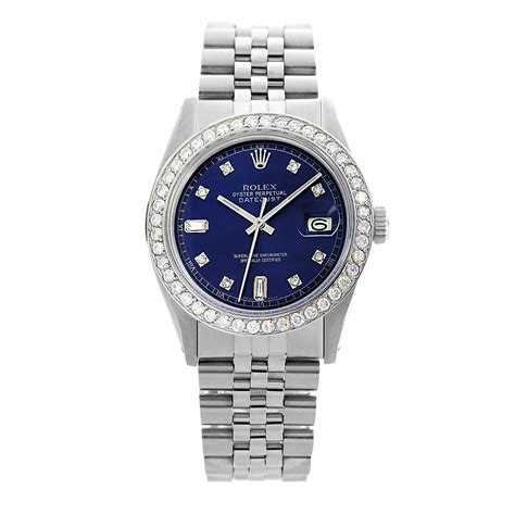 rolex 1601 diamond bezel